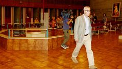 El padre de Asunta, en el funeral de su hija