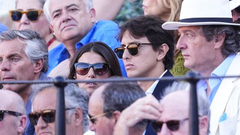 Tana Rivera y Roca Rey, juntos en una corrida de toros en Sevilla