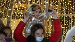 Vilagarc�a enciende su alumbrado navide�o