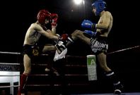 En el municipal se celebraron tres peleas de king boxing.