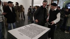 Inauguraci�n en Mar�a Pita de la�exposici�n��Configuraci�ns�, del artista dan�s Peter Kramer.