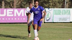 Jesu Jim�nez, en un partido con el Becerril.