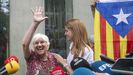 La eurodiputada de JxCat Clara Ponsat, tras comparecer ante el juez en Barcelona