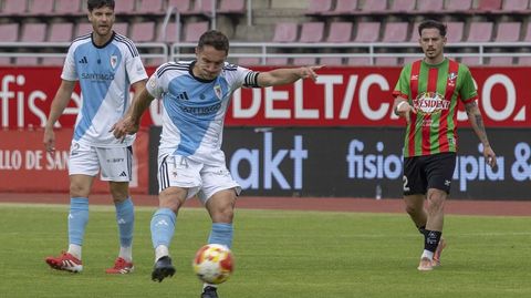 Samu, en el partido entre el Compostela y el Vilalb&eacute;s.