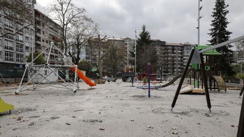 Obras en el Xard�n do Pos�o.