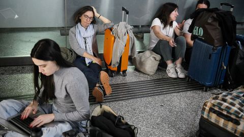 Horas de espera tras el robo de cable