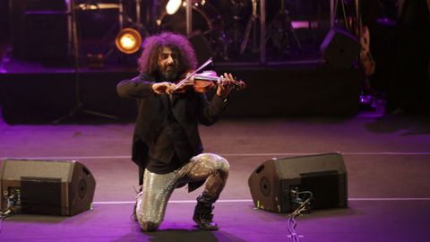 El violinista Ara Malikian durante un concierto en A Corua