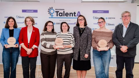 Ganadoras y finalistas del premio Talenta