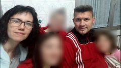 Javier Gonz�lez, en una foto divulgada por su esposa en las redes sociales