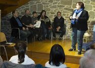 Mato Fondo, Paco Souto, Marit� Prieto, Iolanda Aldrei, Juan Alberto Moure y Viki Rivadulla llenaron el recinto de �<span lang= gl >Contos do mar</span>�. 