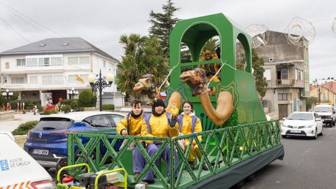 Imagen de la cabalgata del 2025 en A Laracha