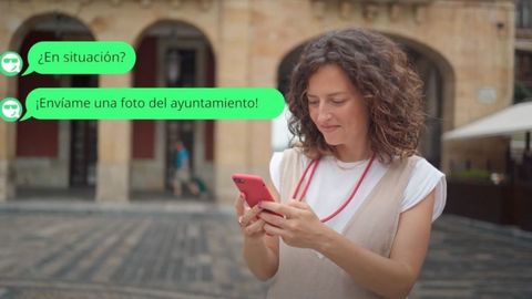 Captura de una conversacion con el chatbot