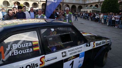 Ceremonia de salida del Rallye Rías Altas Histórico