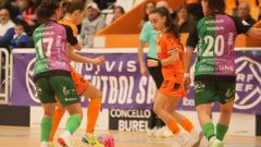 Sydorenko y Sandra Pumares, en el duelo frente al Torcal.