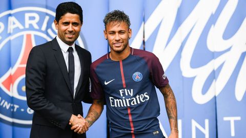 Presentaci�n de Neymar con el PSG