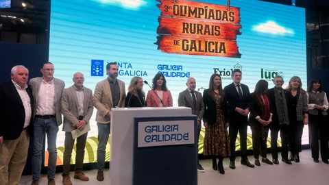 Presentaci�n de las Olimpiadas Rurales de Galicia, que ser�n en Friol