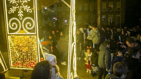 Encendido del alumbrado de Navidad en Porto do Son.