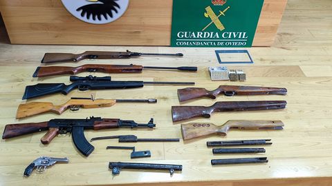 Armas incautadas