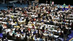 Treinta y seis edici�n de la Festa da Solidariedade de Proxecto Home. Comida en el multiusos de Sar.