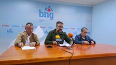 Xos� Manuel Puga, Bernardo Varela y Mar�a Xos� Mangana.