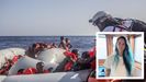 La asturiana Anabel Montes Mier ha participado durante siete aos y medio en salvar a personas migrantes en el mar Mediterrneo. En la fotografa, tomada por Candida Lobes, uno de los rescates de Mdicos Sin Frontera