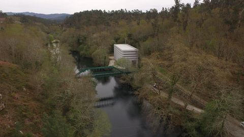 Estacin de bombeo del ro Lrez, en Monte Porreiro (Pontevedra)