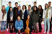 Los integrantes de la delegaci�n pontecesana que fue a Ribeira.