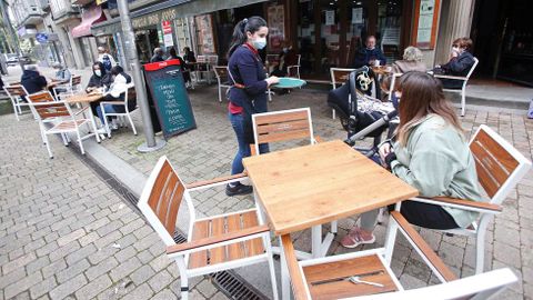 Reapertura de terrazas en Pontevedra