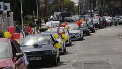 Caravana de Correos por las calles de A Coru�a