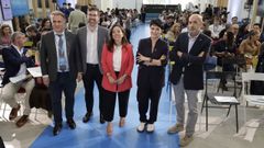 Representantes institucionales, este jueves en el CSA de la Cidade das TIC