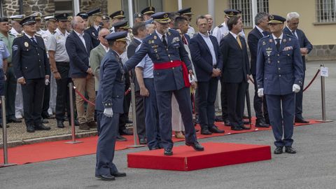 El emotivo acto de toma de posesi�n del jefe del aer�dromo cont� con desfile, m�sica militar y recuerdo a los ca�dos.