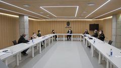 Junta local de seguridad en el Concello de Pontevedra
