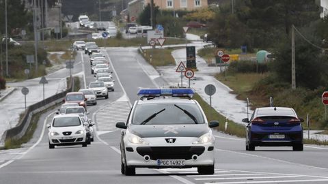 Imagen de archivo de la N-642 a la altura de Cervo