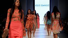 Desfile del dise�ador gallego en Lima