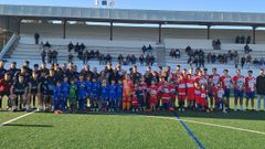 Inauguraci�n de la reforma del campo de f�tbol de Penafita, en Amoeiro.