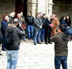 BNG y PSOE se concentran unidos.