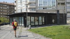 Antigua cafeter�a de la Praza da LIberdade, que el Concello de Pontevedra convertir� en local social