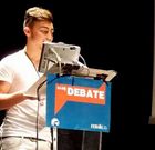 Iv�n Collazo, durante a s�a intervenci�n.