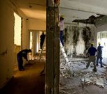 Imagen de archivo de los operarios ejecutando las obras del S�nchez Aguilera en el a�o 2010. 