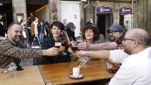 Ana Pontn disfrut de un verm con familia y amigos