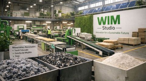 Recreaci&oacute;n de las futuras instalaciones de Wim Studio en As Pontes