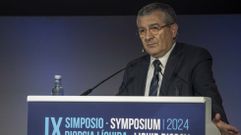 Rafael Lpez, en una foto en el congreso de biopsia lquida que organiz en Santiago.