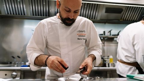 Marco Varela, chef del restaurante Sbrego en Ribadavia, har de jurado en el certamen Cocinero del ao