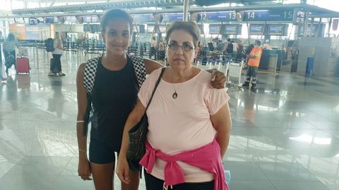 Lourdes, con su hija Claudia Oriana, con la que le encantaba pasar tiempo y viajar.