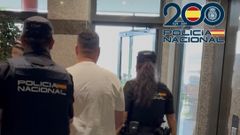 Imagen del detenido por tr�fico de drogas en Vigo