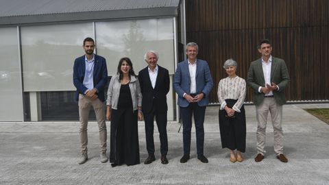 Alfonso Rueda visit las instalaciones de Norvento, acompaado de su presidente, Pablo Fernndez