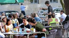 Una terraza en Pontevedra
