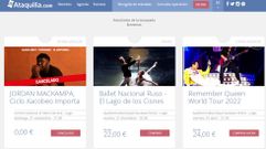 �nica programaci�n que se puede ver para el Gustavo Freire de Lugo en ataquilla.com