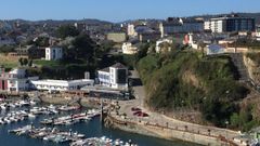 Vista del puerto deportivo de Ribadeo