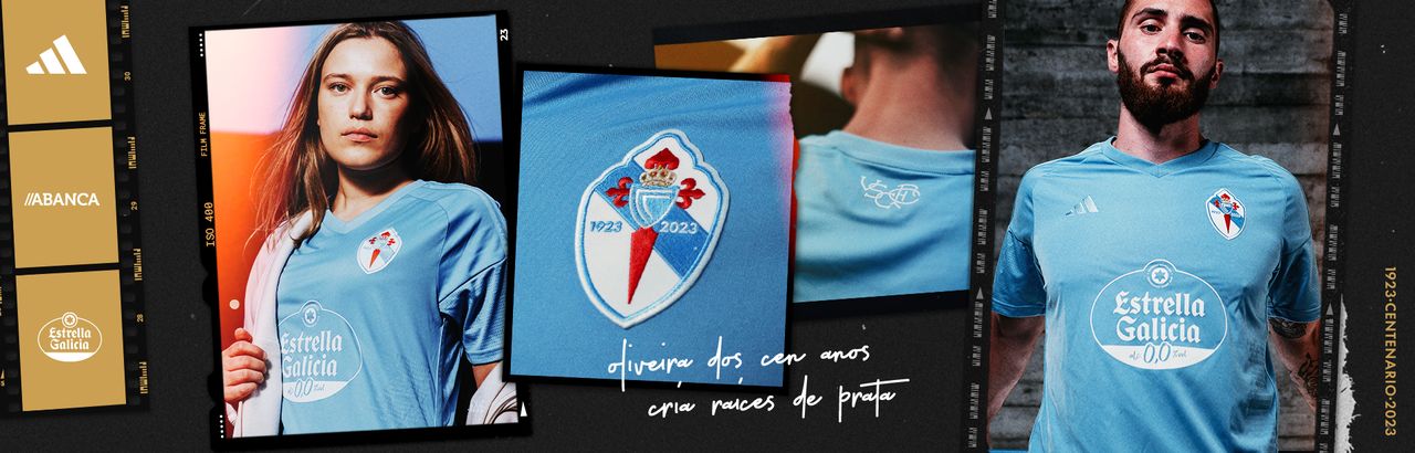 El Celta presenta la camiseta del centenario